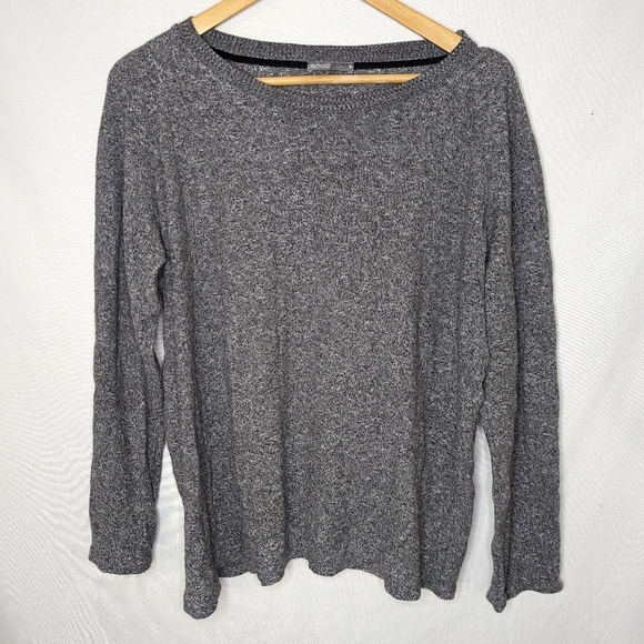 Zara Grey Long Sleeve Pullover Sweater Size Large - Picture 1 of 10
